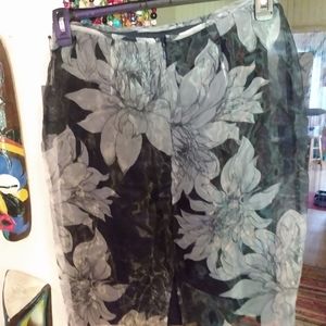 Vince Camuto Floral Pencil Skirt